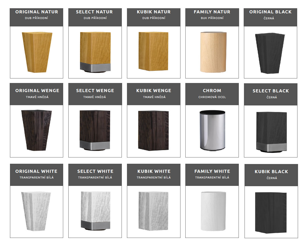 Nožky k posteli Venus DT