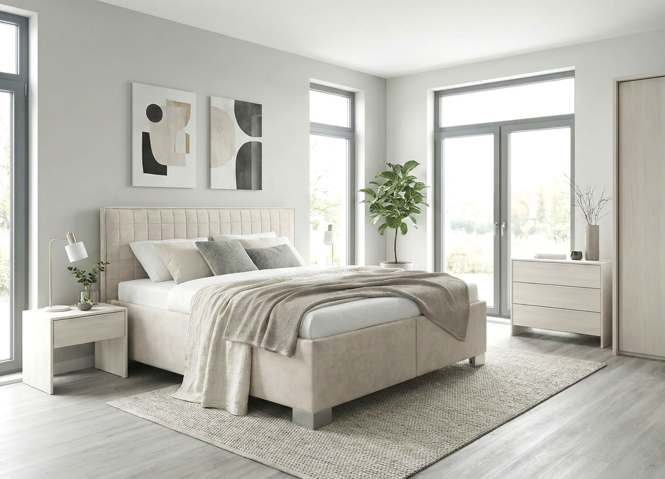 Technické rozměry postele Belarona