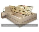 Postel s úložným prostorem Dara 180x200 Postel s úložným prostorem Dara 180x200