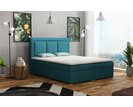 Americká postel boxspring CS34010 - tyrkysová, s matrací a úložným prostorem, 180x200 cm Americká postel boxspring CS34010 - tyrkysová, s matrací a úložným prostorem, 180x200 cm