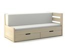 Rozkládací postel s úložným prostorem FLEXI A, pravá, lamino Rozkládací postel s úložným prostorem FLEXI A, pravá, lamino