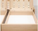 Rozkládací postel s úložným prostorem FLEXO - bez čel, masiv buk Rozkládací postel s úložným prostorem FLEXO - bez čel, masiv buk
