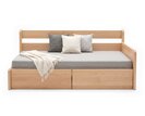 Rozkládací postel s úložným prostorem FLEXO - Pravá, masiv buk Rozkládací postel s úložným prostorem FLEXO - Pravá, masiv buk
