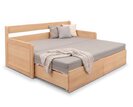Rozkládací postel s úložným prostorem FLEXO - Pravá, masiv buk Rozkládací postel s úložným prostorem FLEXO - Pravá, masiv buk
