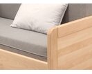 Rozkládací postel s úložným prostorem FLEXO - Pravá, masiv buk Rozkládací postel s úložným prostorem FLEXO - Pravá, masiv buk