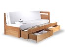Rozkládací postel s úložným prostorem TANDEM KLASIK pravá - oblá Rozkládací postel s úložným prostorem TANDEM KLASIK pravá - oblá