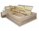 Manželská postel s úložným prostorem, boční výklop Pegas 160x210 Manželská postel s úložným prostorem, boční výklop Pegas 160x210