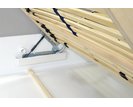 Zvýšená čalouněná postel s úložným prostorem Lyoneta, 120x200, světle šedá Zvýšená čalouněná postel s úložným prostorem Lyoneta, 120x200, světle šedá