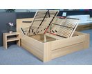 Zvýšená postel s úložným prostorem Carmen, 160x200, 180x200, masiv buk Zvýšená postel s úložným prostorem Carmen, 160x200, 180x200, masiv buk