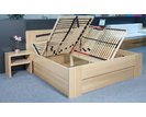 Zvýšená postel s úložným prostorem Riči, 160x200, 180x200, masiv buk Zvýšená postel s úložným prostorem Riči, 160x200, 180x200, masiv buk