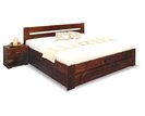 Postel z masivu s úložným prostorem Berni, 160x200, 180x200, masiv smrk Postel z masivu s úložným prostorem Berni, 160x200, 180x200, masiv smrk