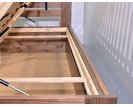 Zvýšená postel s úložným prostorem Rita, 80x200, 90x200, masiv smrk Zvýšená postel s úložným prostorem Rita, 80x200, 90x200, masiv smrk