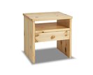 Noční stolek G-W1 - masiv borovice Noční stolek G-W1 - masiv borovice