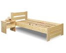 Dřevěná postel jednolůžko Hana, masiv borovice Dřevěná postel jednolůžko Hana, masiv borovice