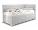 boxspring Veneto - šedá látka 337 boxspring Veneto - šedá látka 337