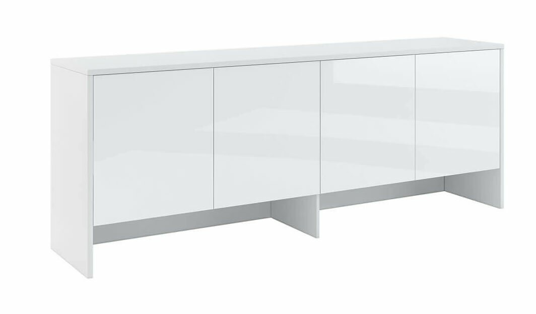 Nádstavec LX-10 k sklápěcí posteli Monterasso 120x200, bílá lesk