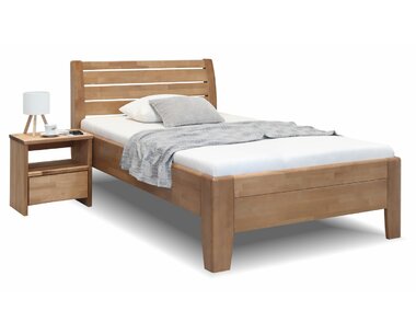Jednolůžková postel z masivu CONCEPTA, 120x200, masiv buk  Jednolůžková postel z masivu CONCEPTA, 120x200, masiv buk