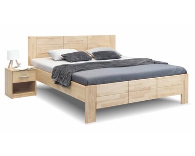 Postel dvoulůžko z masivu ENERGY 200x200, masiv buk Postel dvoulůžko z masivu ENERGY 200x200, masiv buk