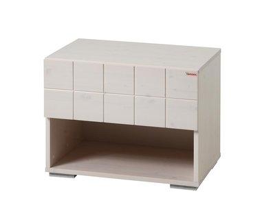 Noční stolek HANNY C0561, smrk - bílá Noční stolek HANNY C0561, smrk - bílá