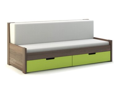 Rozkládací postel s úložným prostorem FLEXI B, lamino Rozkládací postel s úložným prostorem FLEXI B, lamino