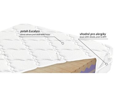 Potah tvrdší zdravotní matrace Biogreen XXL Potah tvrdší zdravotní matrace Biogreen XXL