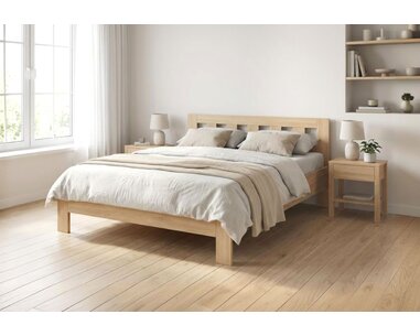 Manželská postel z lamina MALAGA Manželská postel z lamina MALAGA