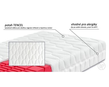 Ortopedická matrace Arelia Plus, 22 cm, 150 kg - potah Ortopedická matrace Arelia Plus, 22 cm, 150 kg - potah