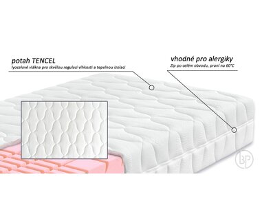 Ortopedická matrace Arelia Soft, 24cm - potah Ortopedická matrace Arelia Soft, 24cm - potah