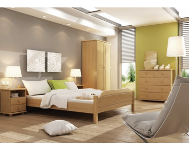 Postel 140x200 DREW-101 z masivu borovice Postel 140x200 DREW-101 z masivu borovice