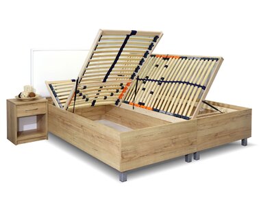 Rošty - dvoulůžko s úložným prostorem LA FINESA Rošty - dvoulůžko s úložným prostorem LA FINESA