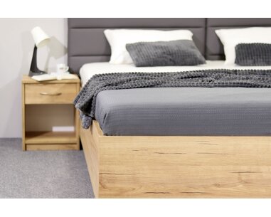 Detail - postel dvoulůžko s úložným prostorem LA FUTURA Detail - postel dvoulůžko s úložným prostorem LA FUTURA