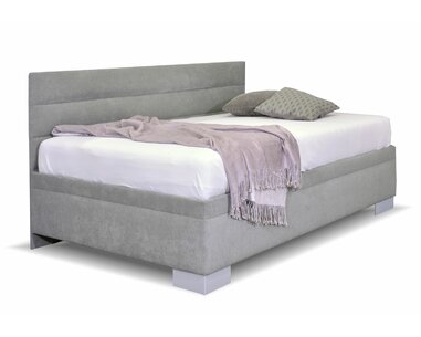 Čalouněná postel Niobe s bočním čelem a úložným prostorem, 120x200cm Čalouněná postel Niobe s bočním čelem a úložným prostorem, 120x200cm