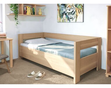 Jednolůžko Ela s čely Jednolůžko Ela s čely