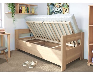 Jednolůžko Ela s čely Jednolůžko Ela s čely