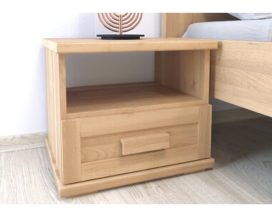 Noční stolek jednozásuvkový Laura Noční stolek jednozásuvkový Laura