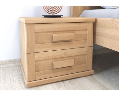 Noční stolek dvouzásuvkový Laura Noční stolek dvouzásuvkový Laura