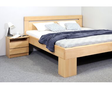 Noční stolek Lea 2Z, masiv buk Noční stolek Lea 2Z, masiv buk