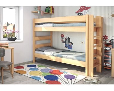 Poschoďová postel pro 2 děti JUNIOR 3, PRAVÁ, Poschoďová postel pro 2 děti JUNIOR 3, PRAVÁ,