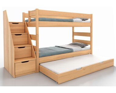 Přistýlka - postel se schody JUNIOR 4 Přistýlka - postel se schody JUNIOR 4