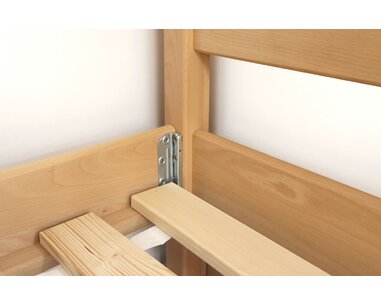 Spojení - postel se schody JUNIOR s pohovkou Spojení - postel se schody JUNIOR s pohovkou