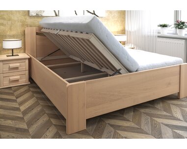 Postel Erika - detail čela Postel Erika - detail čela