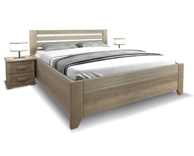 Postel Vanda - detail čela Postel Vanda - detail čela