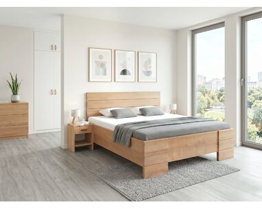 Vysoká dřevěná postel s úložným prostorem Diplomat Vysoká dřevěná postel s úložným prostorem Diplomat