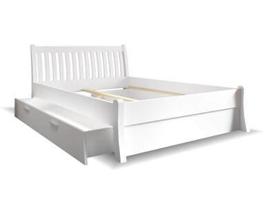 Dřevěná postel Nordica - úložný prostor Dřevěná postel Nordica - úložný prostor