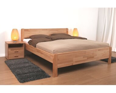 Postel Sofi - oblá, 160x200, 180x200, masiv buk cink jádrový Postel Sofi - oblá, 160x200, 180x200, masiv buk cink jádrový