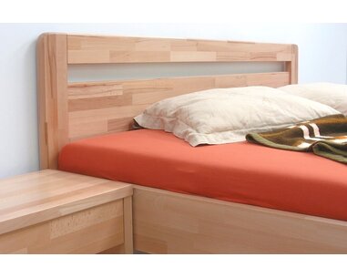 Zvýšená postel z masivu Karlo-oblé, masiv buk cink Zvýšená postel z masivu Karlo-oblé, masiv buk cink