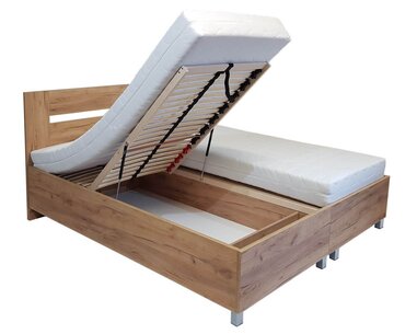 Zýšená postel s roštem a matrací Sandra Zýšená postel s roštem a matrací Sandra