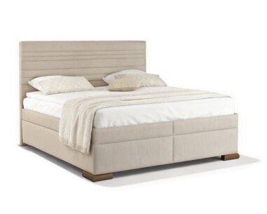 Americká postel boxspring NUVIA 200x200cm, s matracemi a úložným prostorem Americká postel boxspring NUVIA 200x200cm, s matracemi a úložným prostorem