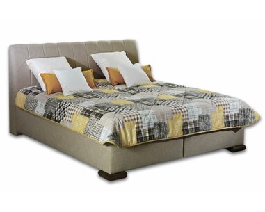 Zvýšená čalouněná postel s úložným prostorem CASSA Zvýšená čalouněná postel s úložným prostorem CASSA