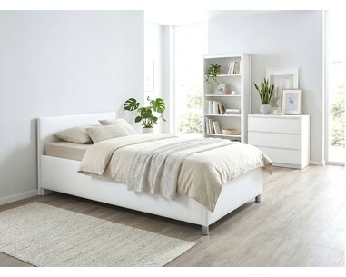 Zvýšená čalouněná postel s úložným prostorem Lyoneta, 90x200 Zvýšená čalouněná postel s úložným prostorem Lyoneta, 90x200